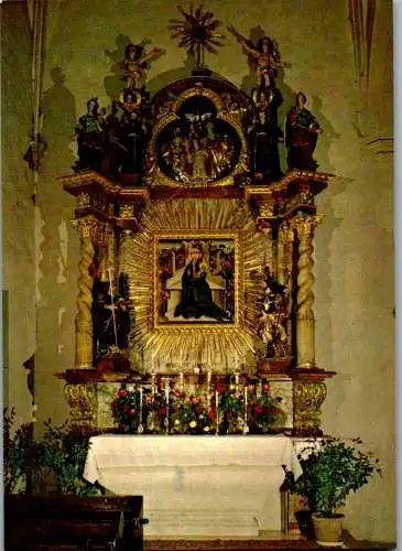 47980 - Niederösterreich - Maria Laach am Jauerling , Barockaltar mit Gnadenbild - gelaufen 1985