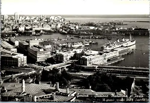 48365 - Italien - Genova , Genua , Stazione Marittima e Porto - nicht gelaufen