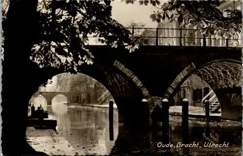 48562 - Niederlande - Utrecht , Oudegracht , Oude Gracht - nicht gelaufen