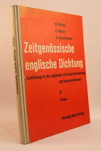 W. Hüllen/H.Meller/ H. Nyszkiewicz [Hrsg.]: Zeitgenössische englische Dichtung .Einführung in die englische Literaturbetrachtung mit Interpretationen. II Prosa. 