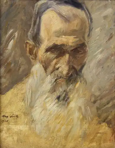 Friedrich August Seitz (1902-1944), Brustbild eines älteren bärtigen Mannes, 1926