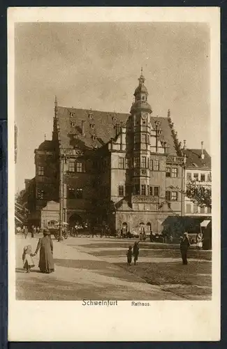 AK Schweinfurt Rathaus um 1900 #HU312