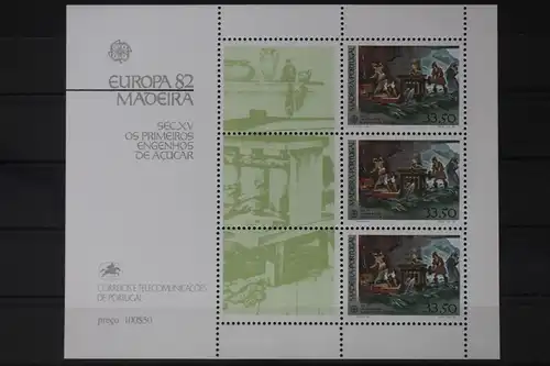 Portugal Madeira Block 3 mit 77 postfrisch Europa #UV072