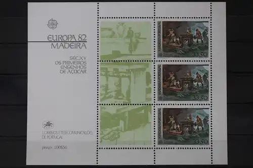 Portugal Madeira Block 3 mit 77 postfrisch Europa #UV082