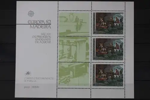 Portugal Madeira Block 3 mit 77 postfrisch Europa #UV071