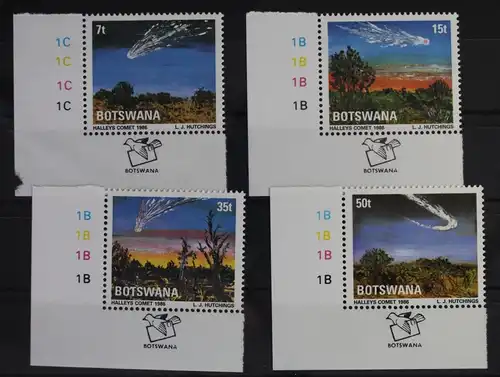 Botswana 376-379 postfrisch Halleyscher Komet #WW239