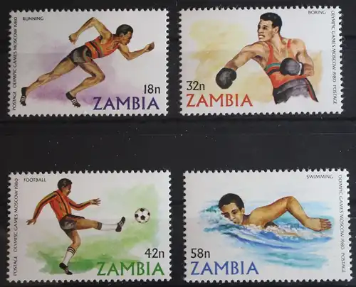 Sambia 225-228 postfrisch #FQ167