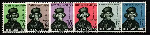 Luxemburg 315-320 postfrisch Caritas #HQ808