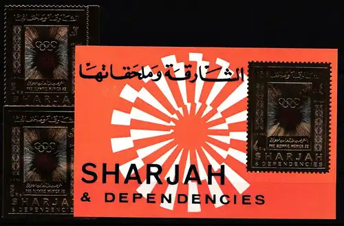 Sharjah Block 91 und 851 A+B postfrisch Olympia 1972 #IQ623