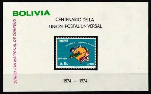 Bolivien Block 65 postfrisch #KB754