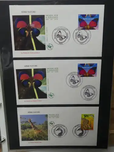 Frankreich FDCs ab 1999 besammelt über 200 Stück im Ringbinder #LY692