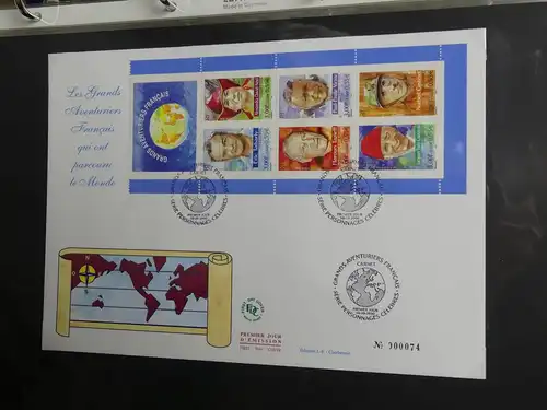 Frankreich FDCs ab 1999 besammelt über 200 Stück im Ringbinder #LY692