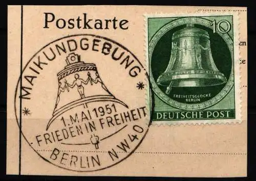 Berlin 76 gestempelt mit Sonderstempel vom Ersttag #NK047