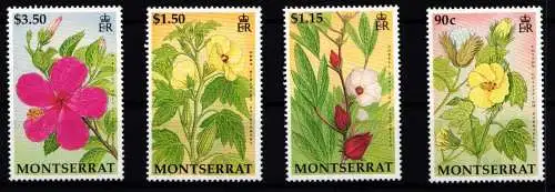 Montserrat 888-891 postfrisch Pflanzen #KC879