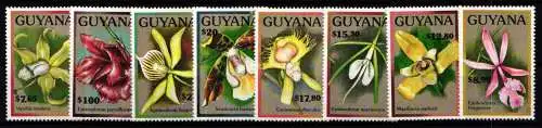 Guyana 3298-3305 postfrisch Pflanzen #KC891