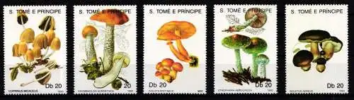 Sao Tome e Principe 1184-1188 postfrisch Pflanzen #KC899