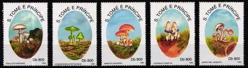 Sao Tome e Principe 1392-1396 postfrisch Pflanzen #KC870