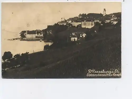 Meersburg Bodensee Ansicht von Osten FotoAK ngl 48.480