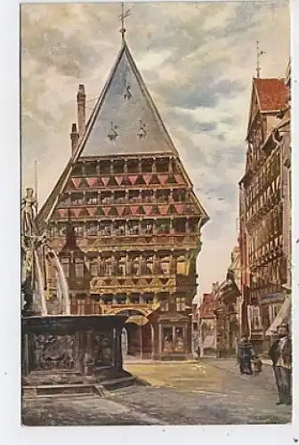 Hildesheim, Knochenhauer Amthaus, Brunnen ngl 39.347