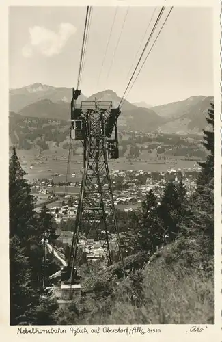 Nebelhornbahn und Blick auf Oberstdorf ngl 109.028