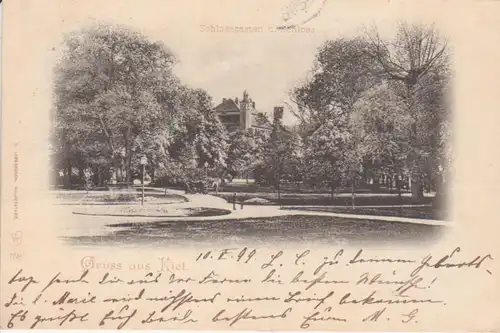 Kiel Schlossgarten und Schloss gl1899 70.770