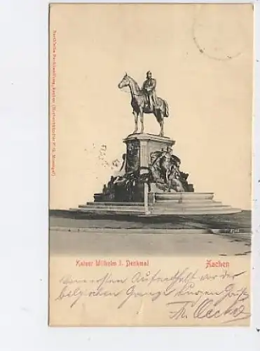 Aachen Kaiser Wilhelm I. Denkmal gl1906 13.602