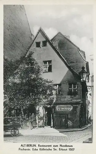 Alt-Berlin Restaurant zum Nussbaum ngl 117.440