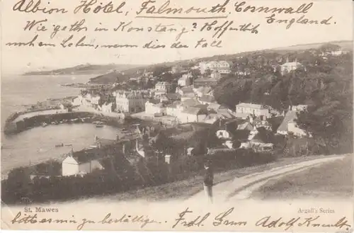 GB St. Mawes Blick auf den Hafen gl1904 22.073