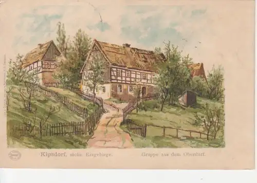 Kipsdorf Gruppe aus dem Oberdorf gl1911 86.792