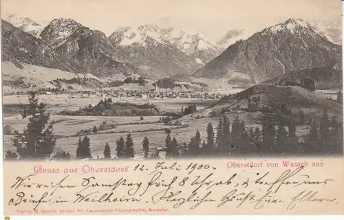 Gruss aus Oberstdorf von Wasach aus gl1900 23.241