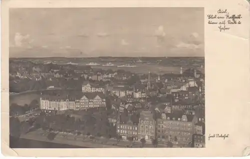 Kiel mit Flottenparade im Hafen gl1934 22.796