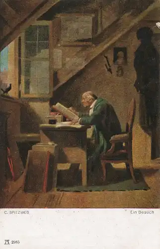 Carl Spitzweg Ein Besuch ngl 105.269