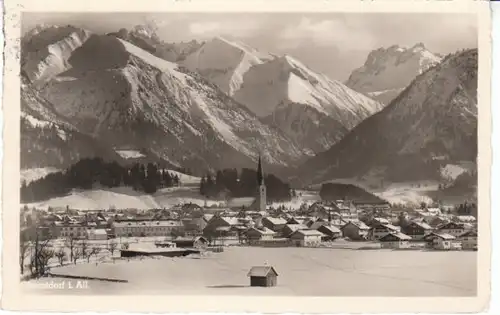 Oberstdorf im Schnee gl1939 22.168