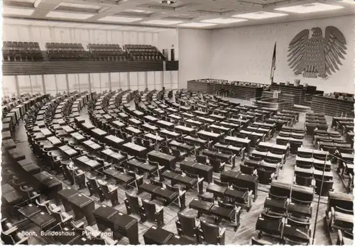 Bonn Bundeshaus Plenarsaal gl1958 23.117