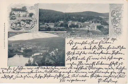 Frauensee Oberförsterei Panorama gl1901 89.255