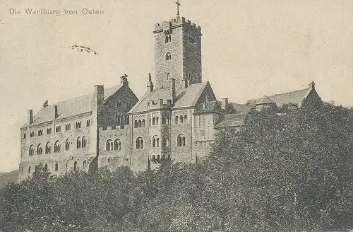 Eisenach Wartburg von Osten gesehen gl1922 114.899