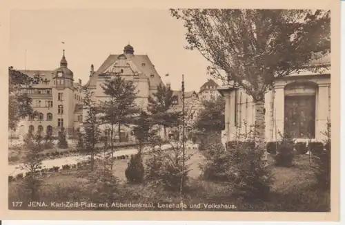 Jena Platz Denkmal Lesehalle Volkshaus ngl 89.012