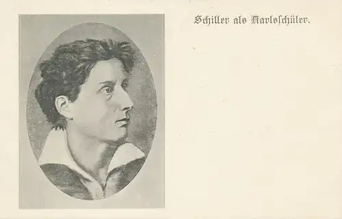 Porträt Schiller als Karls Schüler ngl 118.867