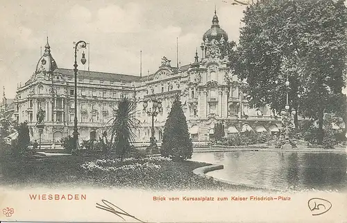 Wiesbaden Kaiser Friedrich-Platz gl1905 130.199