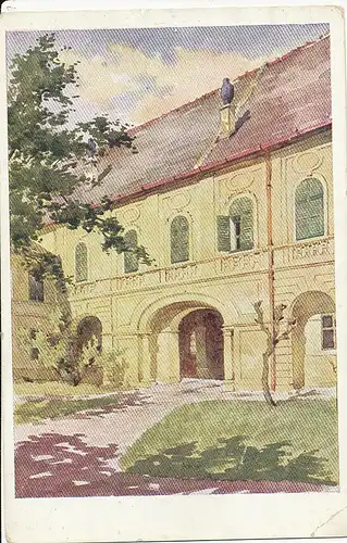 Budapest Hof des einstigen Landesarchivs ngl 130.054