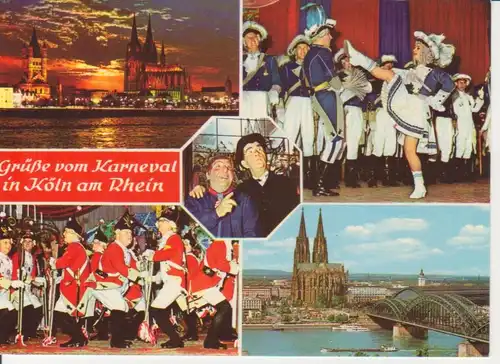 Köln Karneval und Dompanorama ngl 202.023