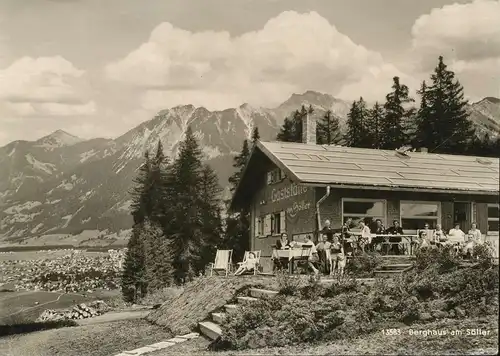 Oberstdorf-Schrattenwang Berghaus Söller gl1956 135.352