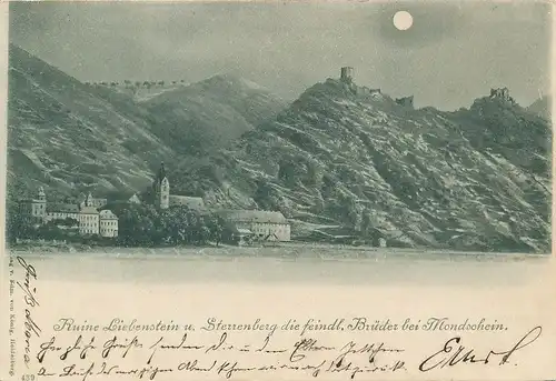 Ruine Liebenstein und Sterrenberg gl1900 133.870