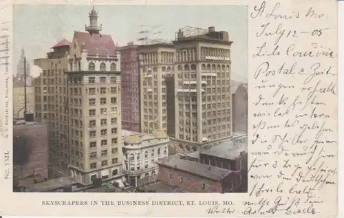 St. Louis, Mo. Skyscrapers Bus. Distr. gl1905 204.101