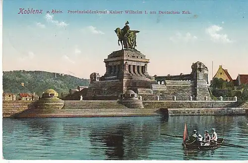 Koblenz a.Rh. Kaiser-Wilhelm I.-Denkmal gl1910? C2586