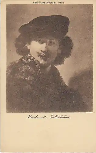 REMBRANDT Selbstbildnis ngl C3456