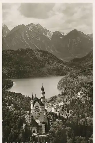 Schloss Neuschwanstein mit Alpsee ngl 136.182