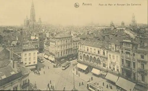 Anvers - Pont de Meir Rempart Ste Catherine ngl 135.560