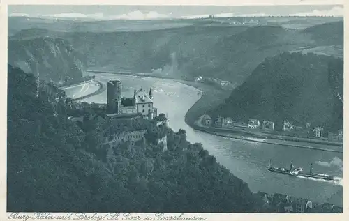 Burg Katz St. Goarshausen Loreley St.Goar gl19? 136.047