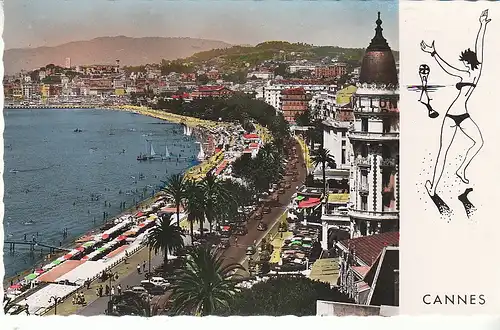 F Cannes Le Promenade de la Croisette et le Suquet ngl C8092